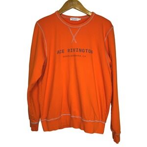 Ace‎ Rivington Orange Sweatshirt Medium Orange